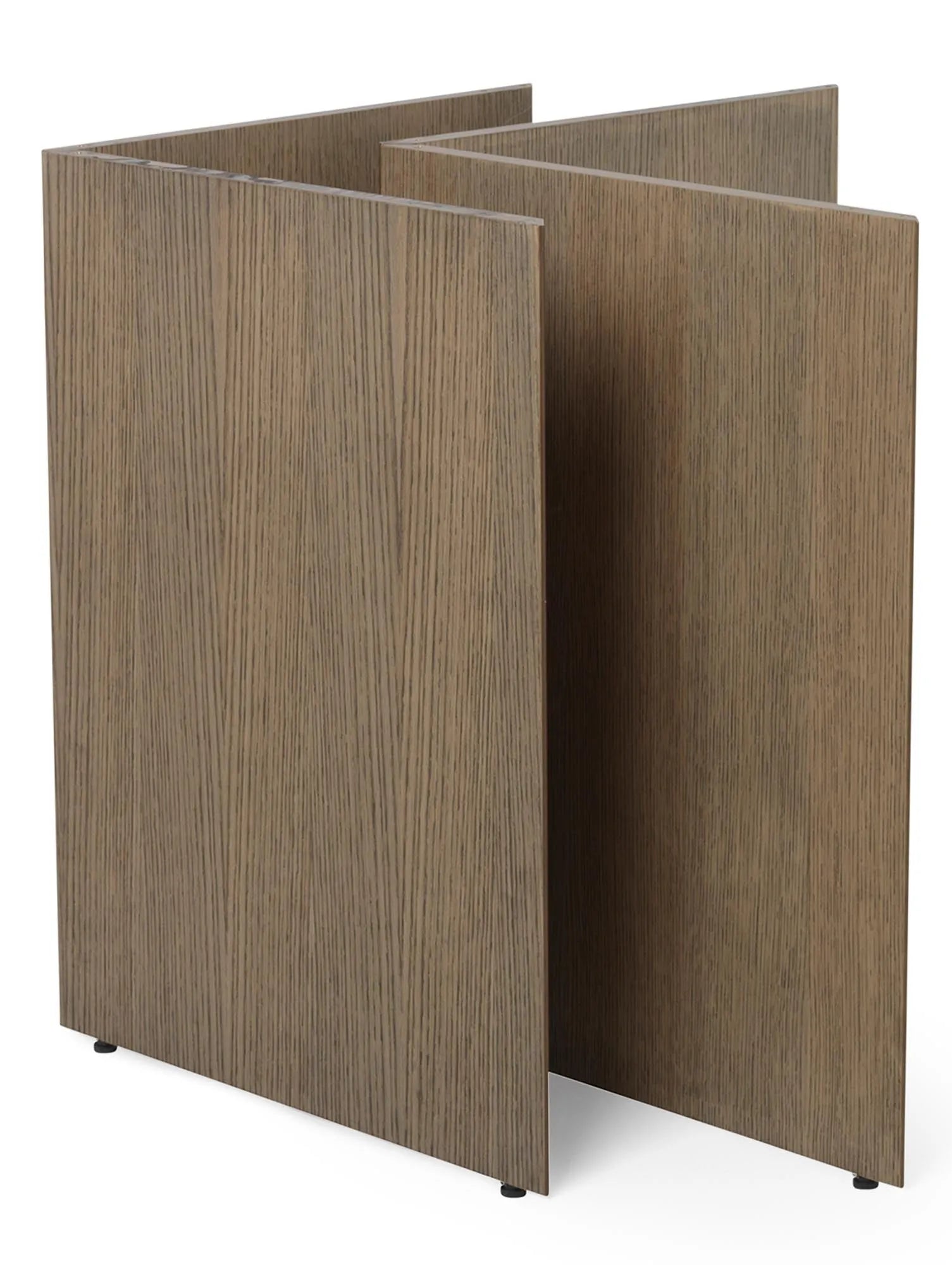 Mingle Tischbeine large in Dunkelbraun präsentiert im Onlineshop von KAQTU Design AG. Tischsystem Einzelteile ist von Ferm Living