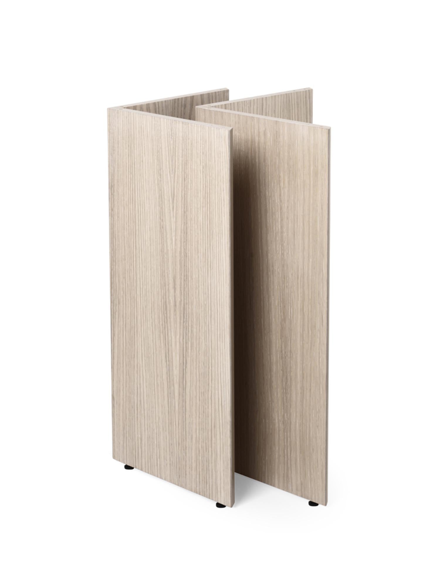 Mingle Tischbeine large in Hellbraun präsentiert im Onlineshop von KAQTU Design AG. Tischsystem Einzelteile ist von Ferm Living