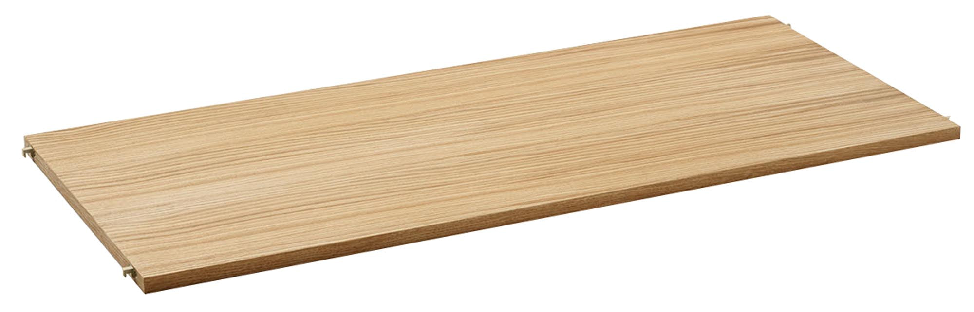Punctual shelf system - tablar oak