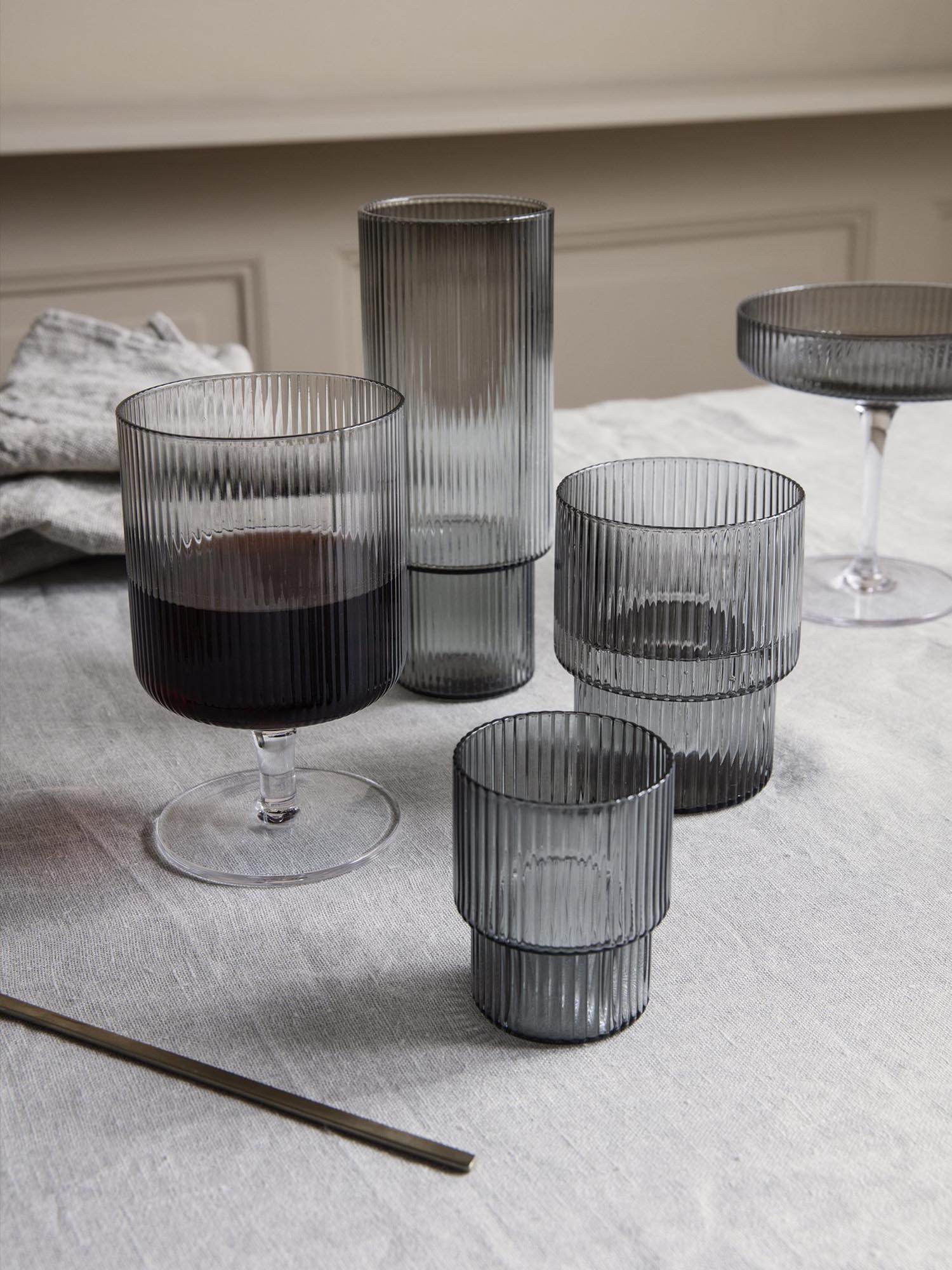 Ripple Longdrink Gläser 4er Set