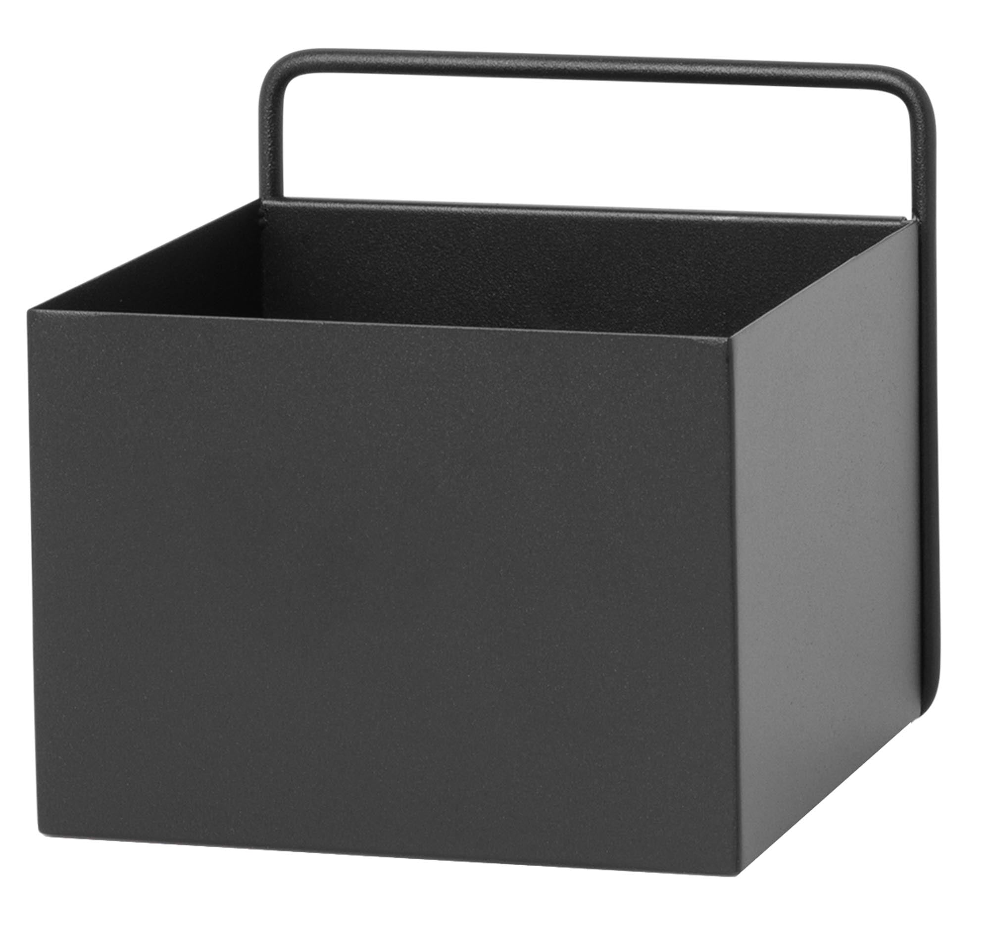 Quadratische Wandbox von Ferm Living: Vielseitig, robust, ideal für grüne Akzente drinnen und draußen.