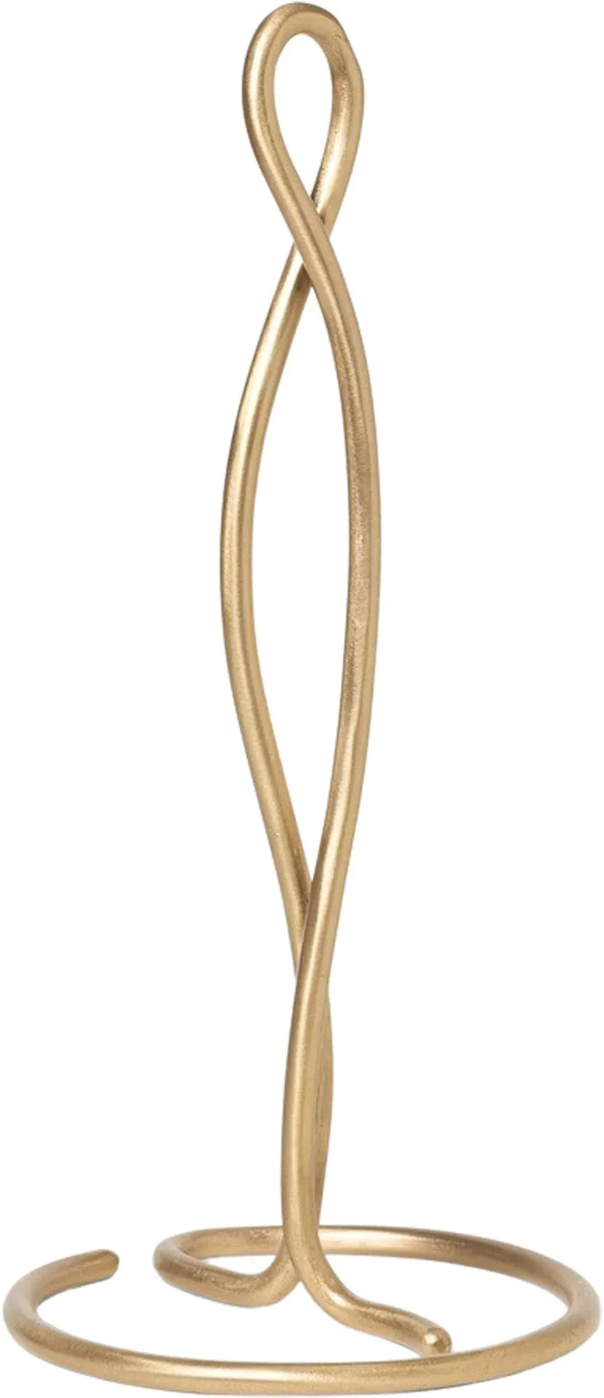 Curvature Papierrollenhalter in Messing präsentiert im Onlineshop von KAQTU Design AG. Papierrollenhalter ist von Ferm Living