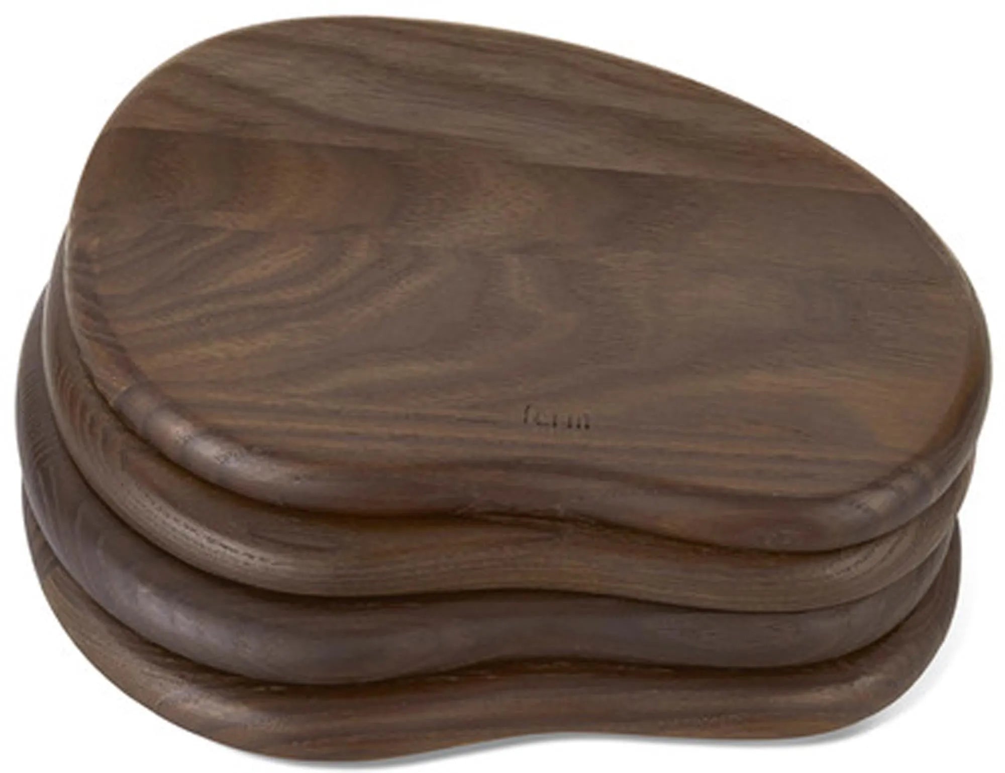 Cairn Buttebrett 4er Set in Dunkelbraun präsentiert im Onlineshop von KAQTU Design AG. Schneidbrett ist von Ferm Living