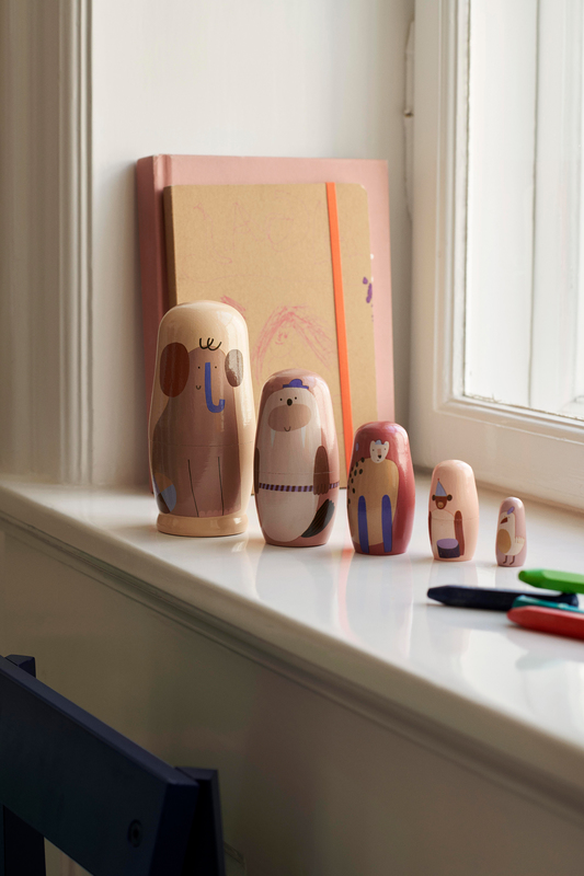 Critter Puppen in Multicolor präsentiert im Onlineshop von KAQTU Design AG. Spiele Kids ist von Ferm Living