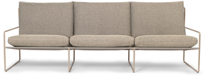 Desert 3-seater Dolce in Braun / Kaschmir präsentiert im Onlineshop von KAQTU Design AG. 3er Sofa ist von Ferm Living