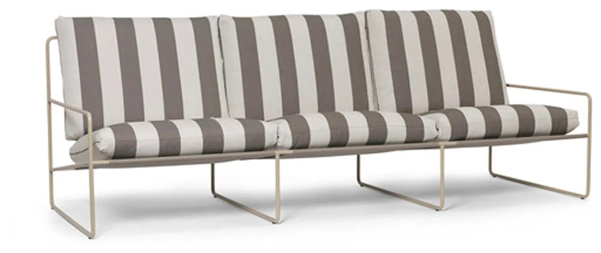 Luxuriöser 3-Sitzer Desert Dolce: Stilvolles Design für den Garten.