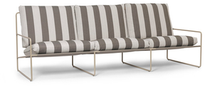 Desert 3-seater Dolce in Weiss / Braun präsentiert im Onlineshop von KAQTU Design AG. 3er Sofa ist von Ferm Living