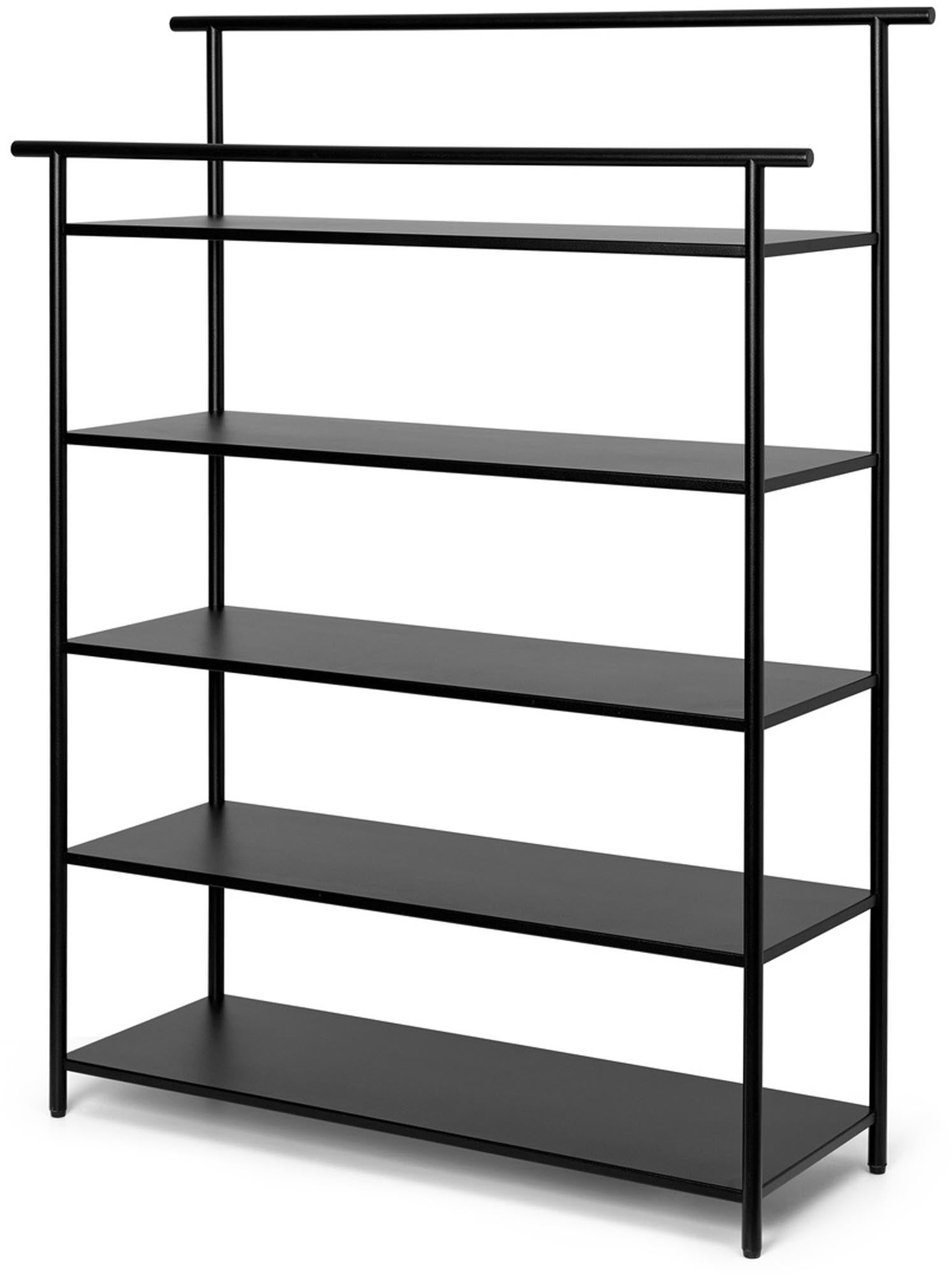 Dora Regal in Schwarz präsentiert im Onlineshop von KAQTU Design AG. Standregal ist von Ferm Living