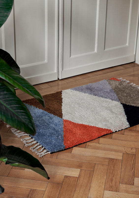 Harlequin Teppich in Multicolor präsentiert im Onlineshop von KAQTU Design AG. Teppich ist von Ferm Living