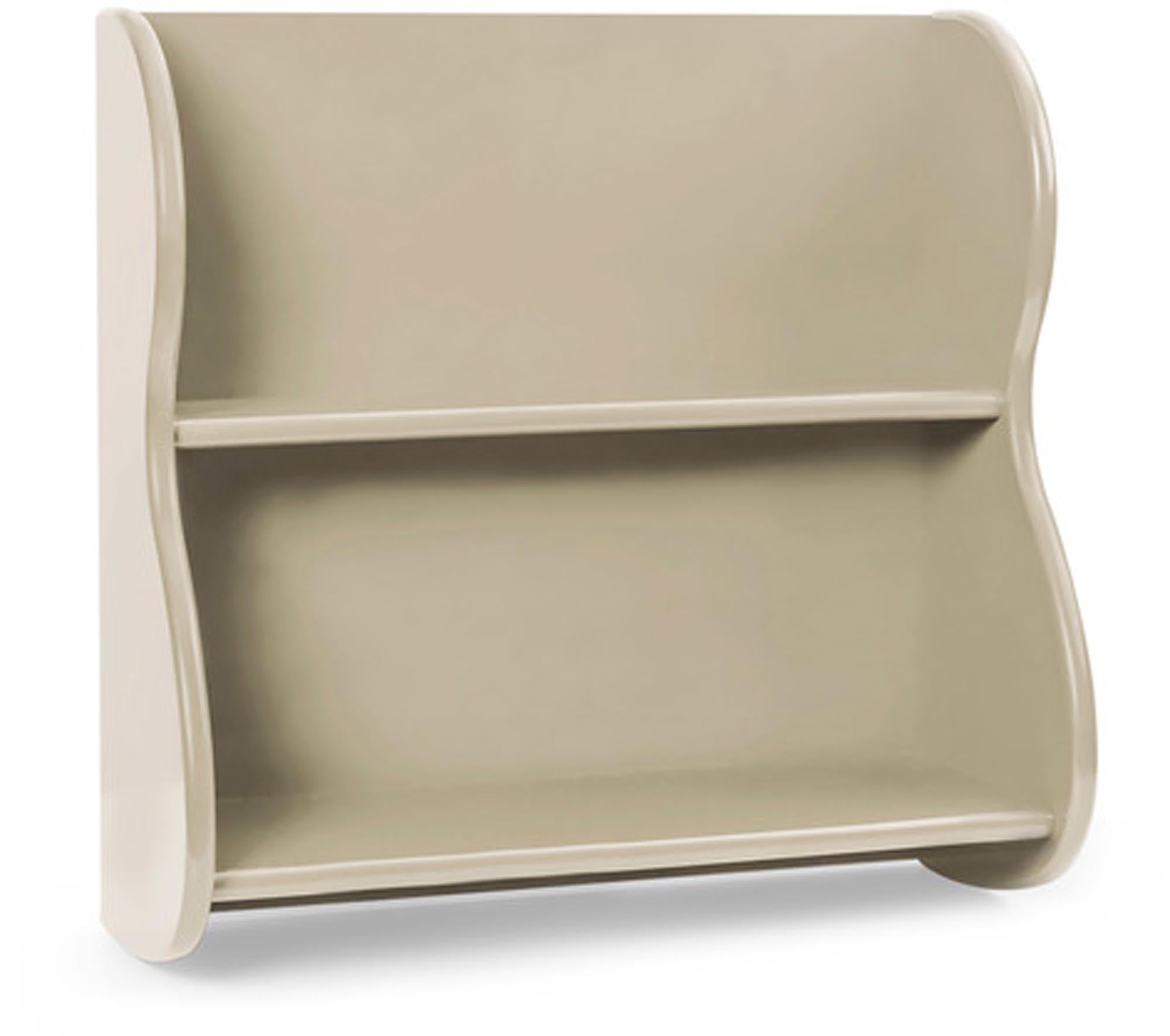 Slope wall shelf