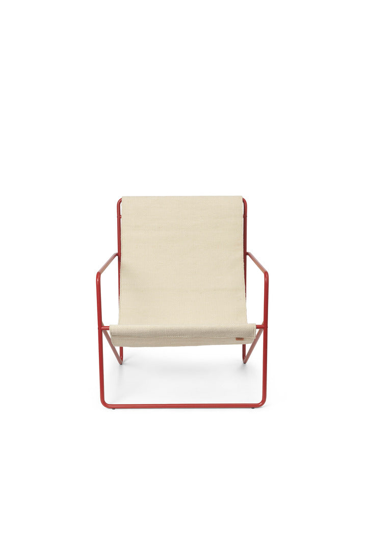 Desert Sessel in Poppy Red/Cloud präsentiert im Onlineshop von KAQTU Design AG. Sessel ist von Ferm Living