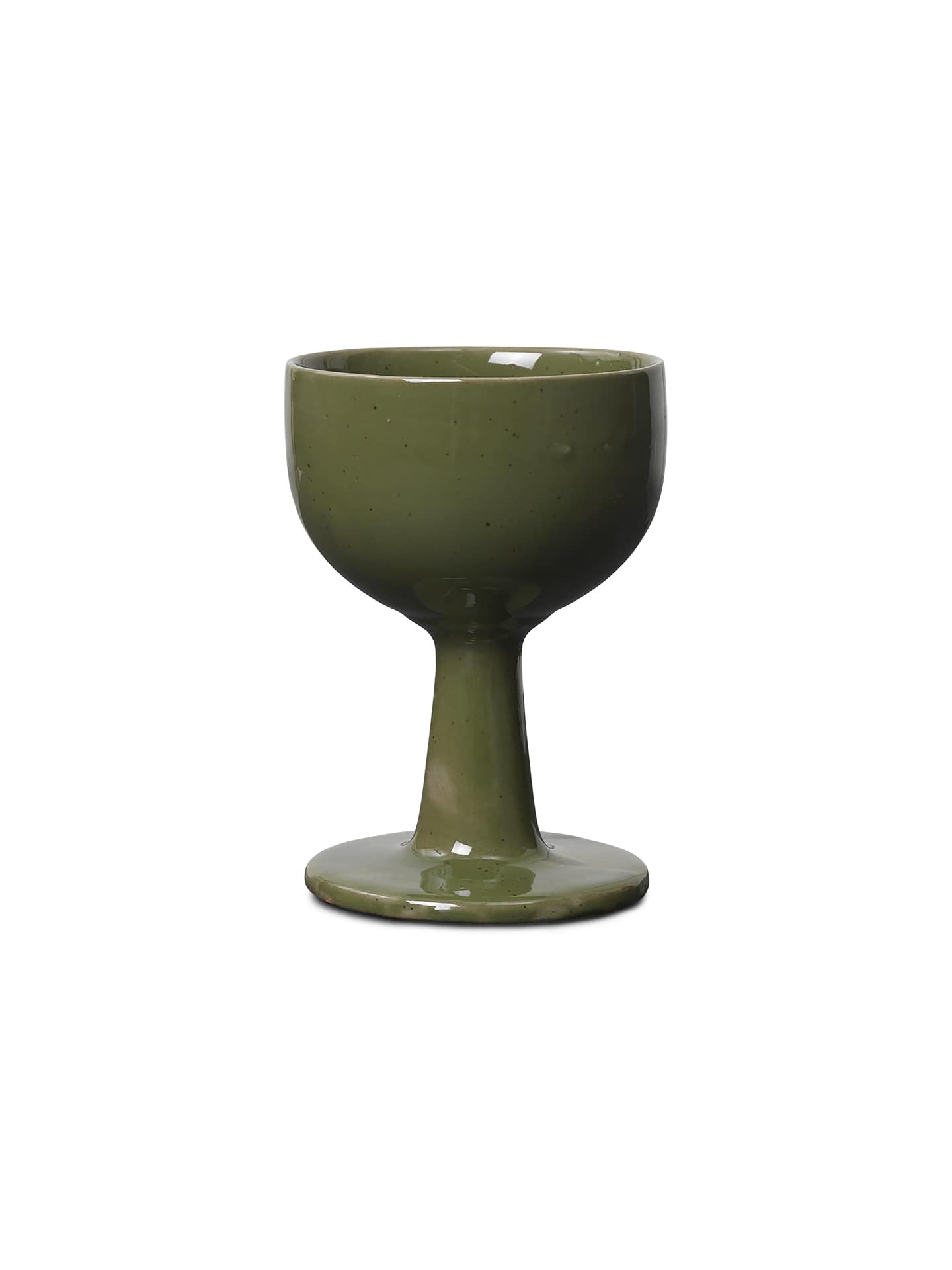 Floccula Weinglas in Green präsentiert im Onlineshop von KAQTU Design AG. Wein- & Sektglas ist von Ferm Living