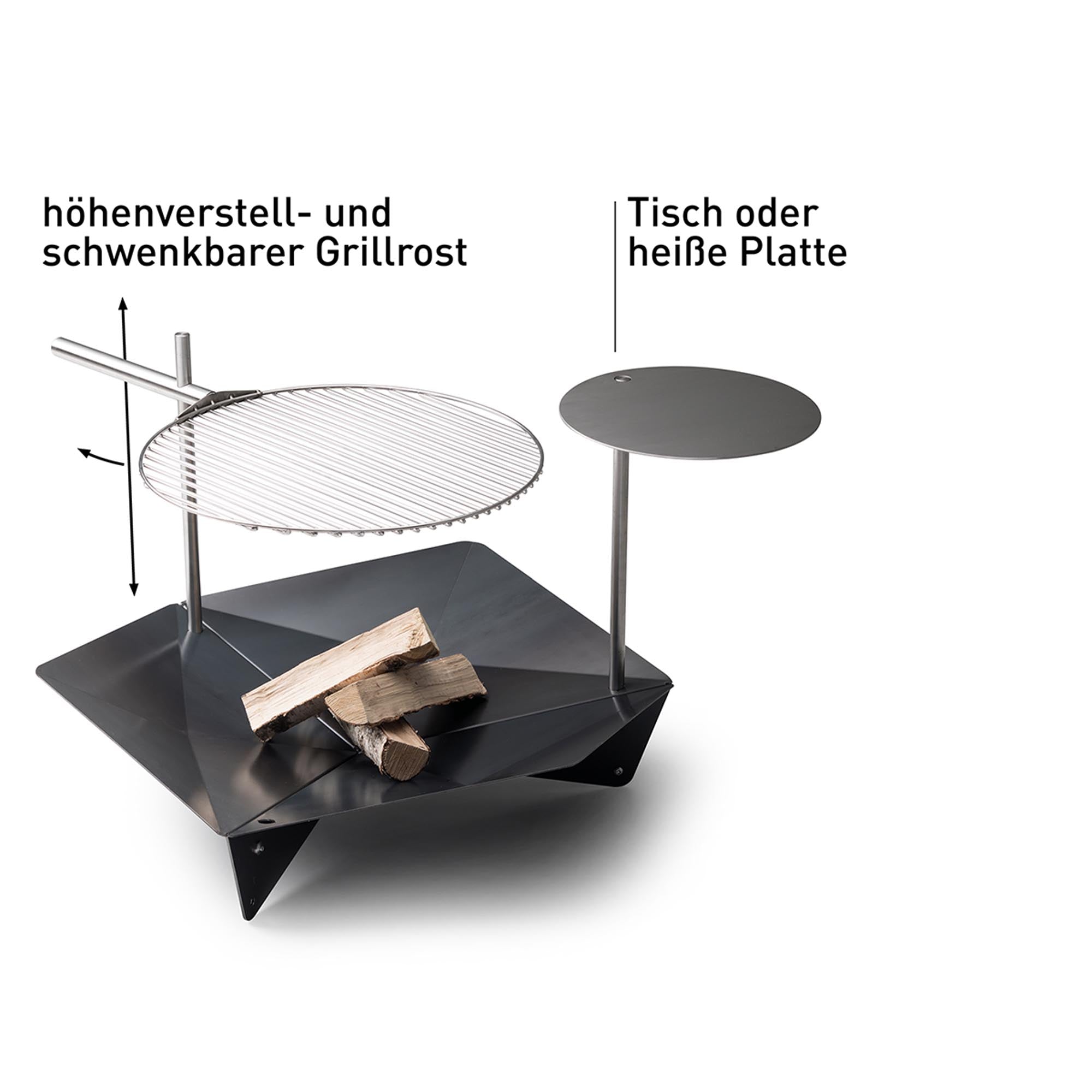 TRIPLE 120: Stilvolle Feuerschale für einzigartige Gartenabende.