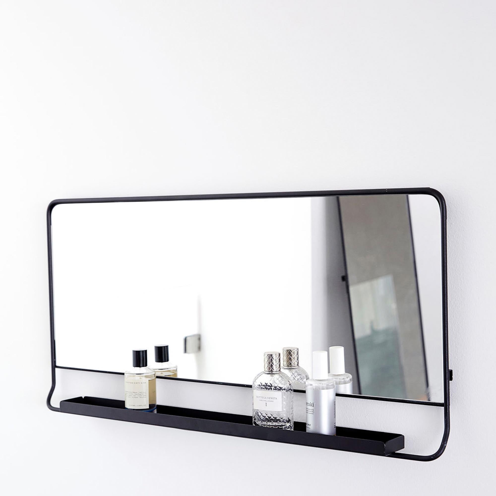 Specchio con scaffale, chic