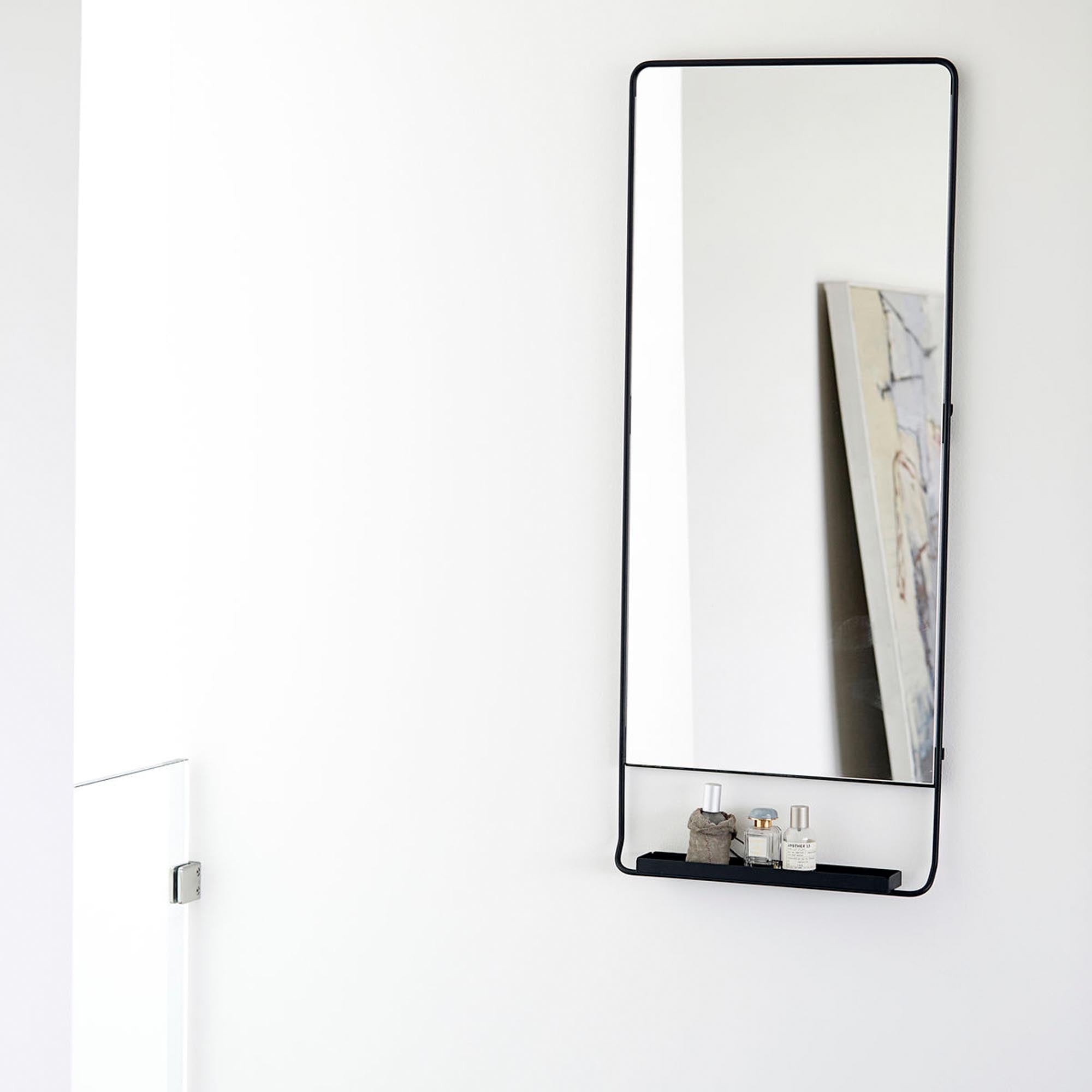 Mirror with shelf, chic