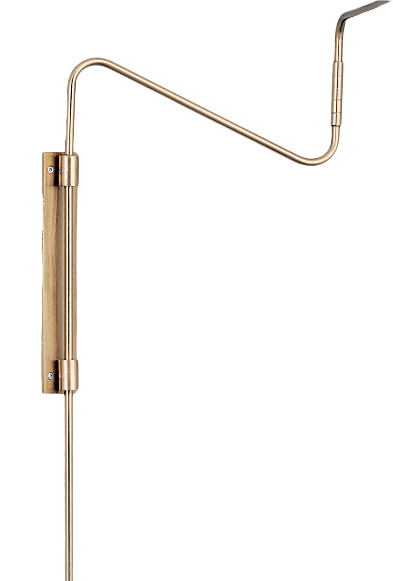 Wandleuchte, Swing in Messing präsentiert im Onlineshop von KAQTU Design AG. Wandleuchte ist von House Doctor