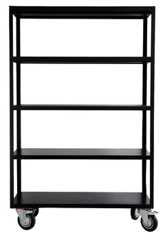 Shelf with 4 rollers, trolley