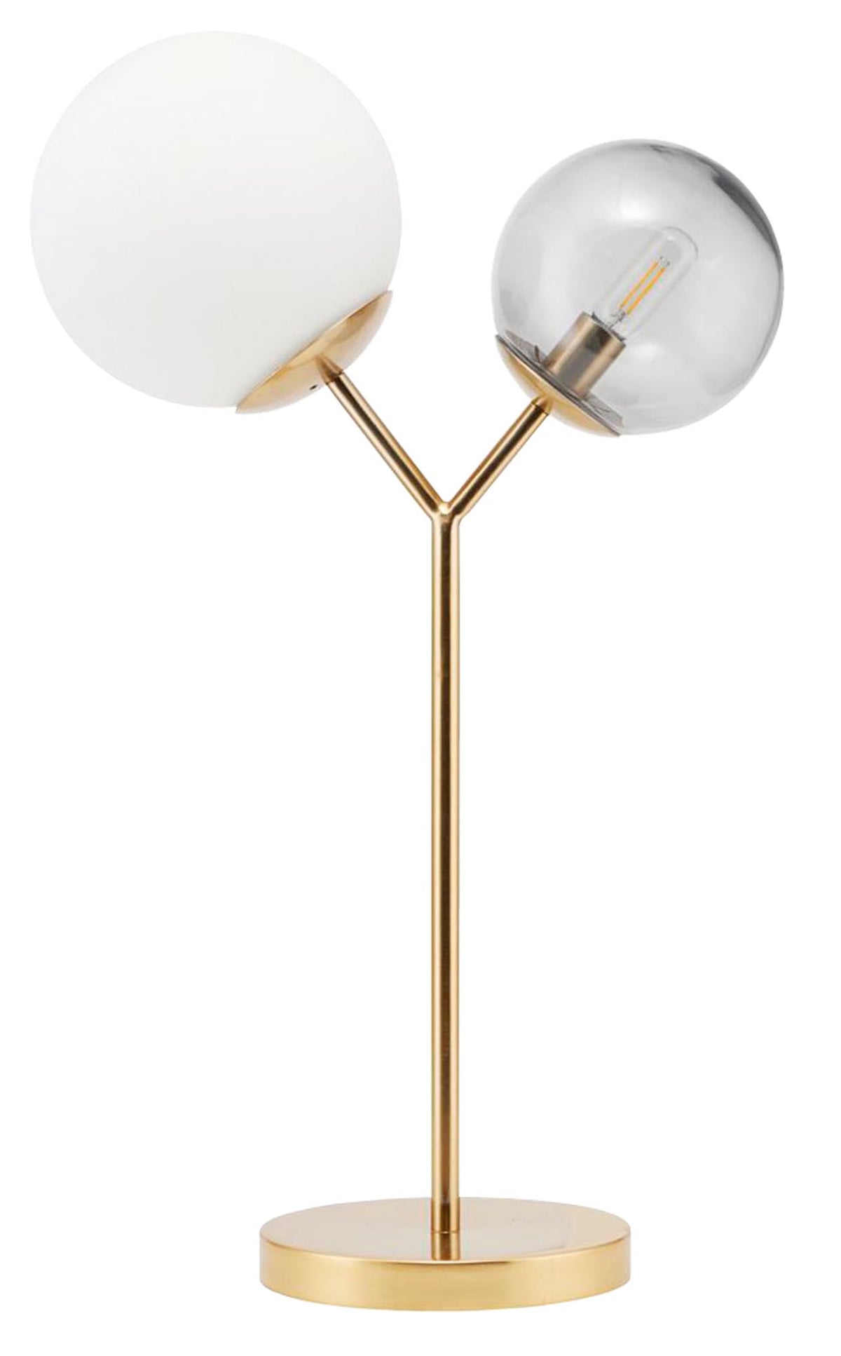 Tischleuchte, Twice in Messing präsentiert im Onlineshop von KAQTU Design AG. Tischleuchte ist von House Doctor