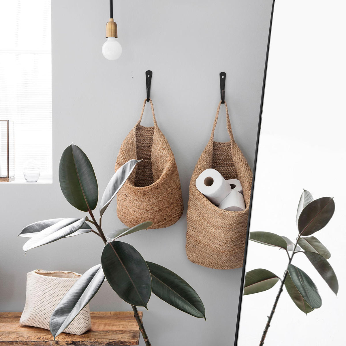 Aufbewahrung, Mira in Natur präsentiert im Onlineshop von KAQTU Design AG. Tasche ist von House Doctor