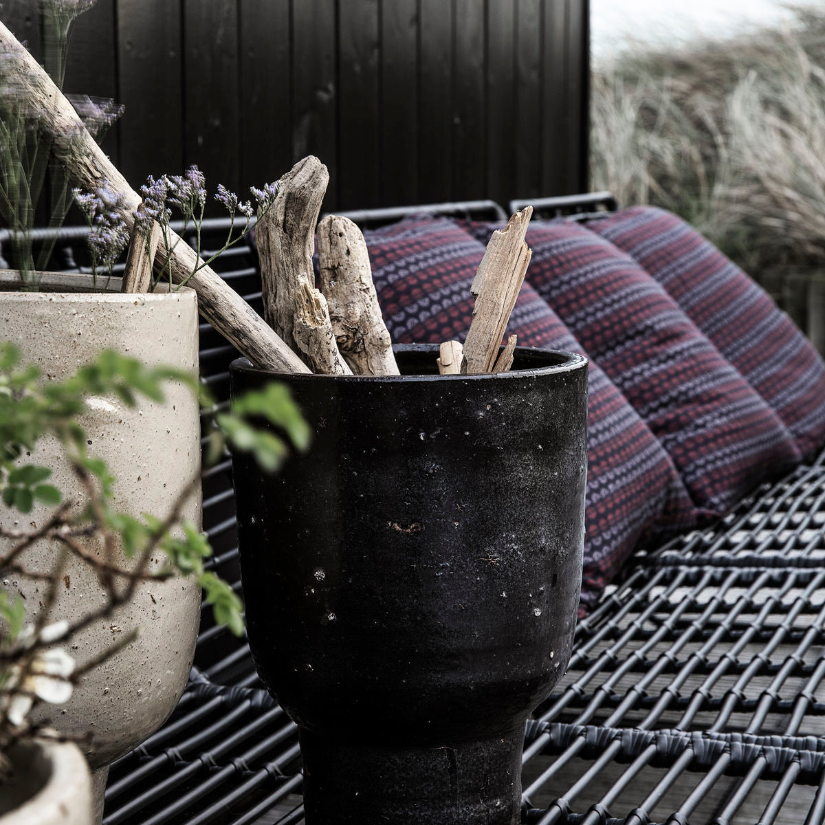 Blumenkasten, Artist in Braun präsentiert im Onlineshop von KAQTU Design AG. Blumentopf ist von House Doctor