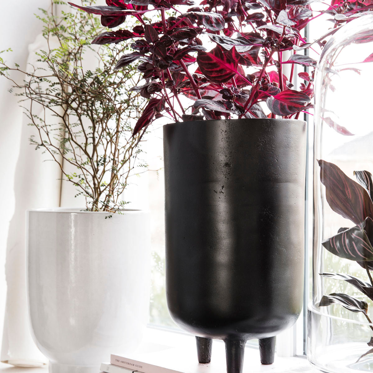 Blumenkasten, Jang in Schwarz oxidiert präsentiert im Onlineshop von KAQTU Design AG. Blumentopf ist von House Doctor