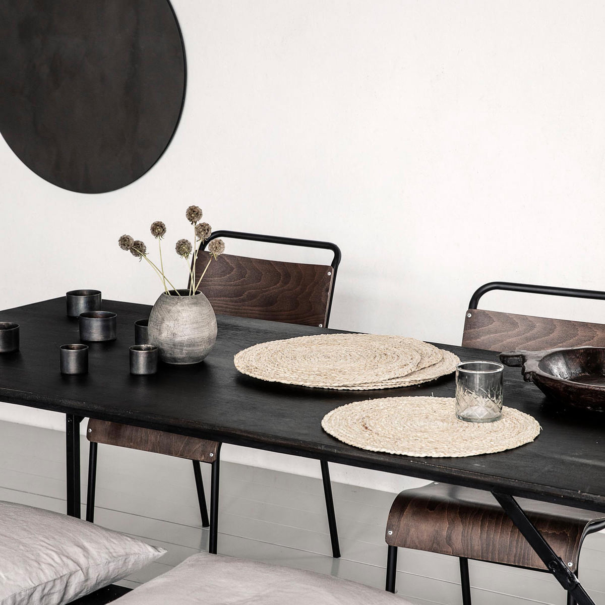 Tischset, Circle in Natur präsentiert im Onlineshop von KAQTU Design AG. Tischset ist von House Doctor