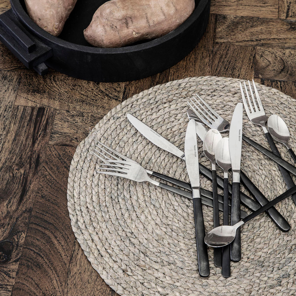Tischset, Circle in Hellgrau präsentiert im Onlineshop von KAQTU Design AG. Tischset ist von House Doctor