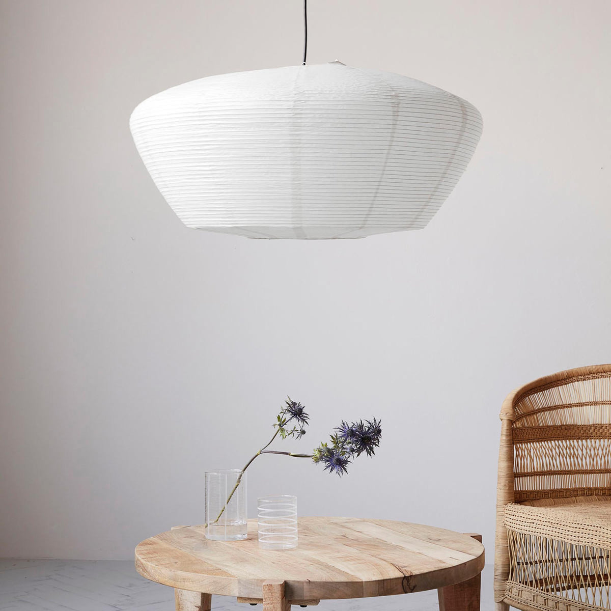 Lampenschirm, Bidar in Weiss präsentiert im Onlineshop von KAQTU Design AG. Lampenschirm ist von House Doctor