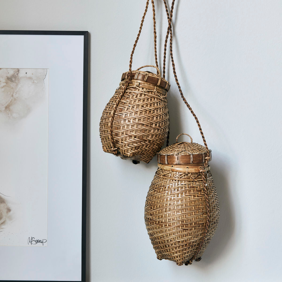 Korb, Balie in Natur präsentiert im Onlineshop von KAQTU Design AG. Aufbewahrungskorb ist von House Doctor