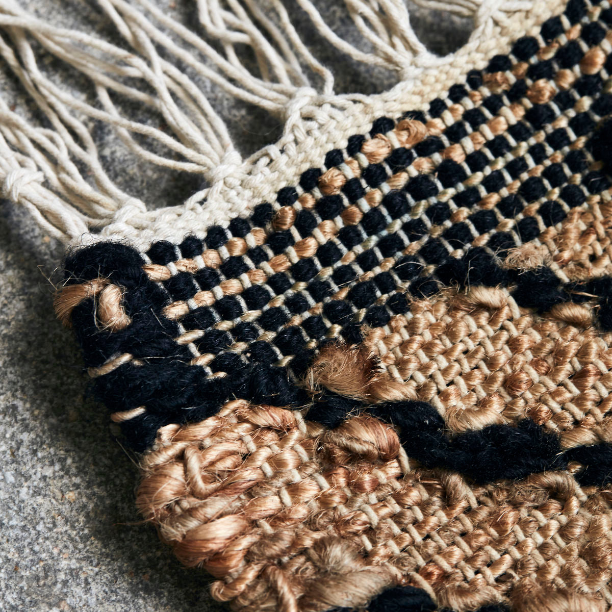 Teppich, Ranjar in Natur präsentiert im Onlineshop von KAQTU Design AG. Teppich ist von House Doctor