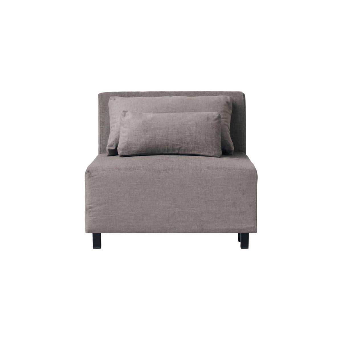 Sofa, Hazel Night, Mittelteil in Grau/braun präsentiert im Onlineshop von KAQTU Design AG. Modulares Sofa ist von House Doctor