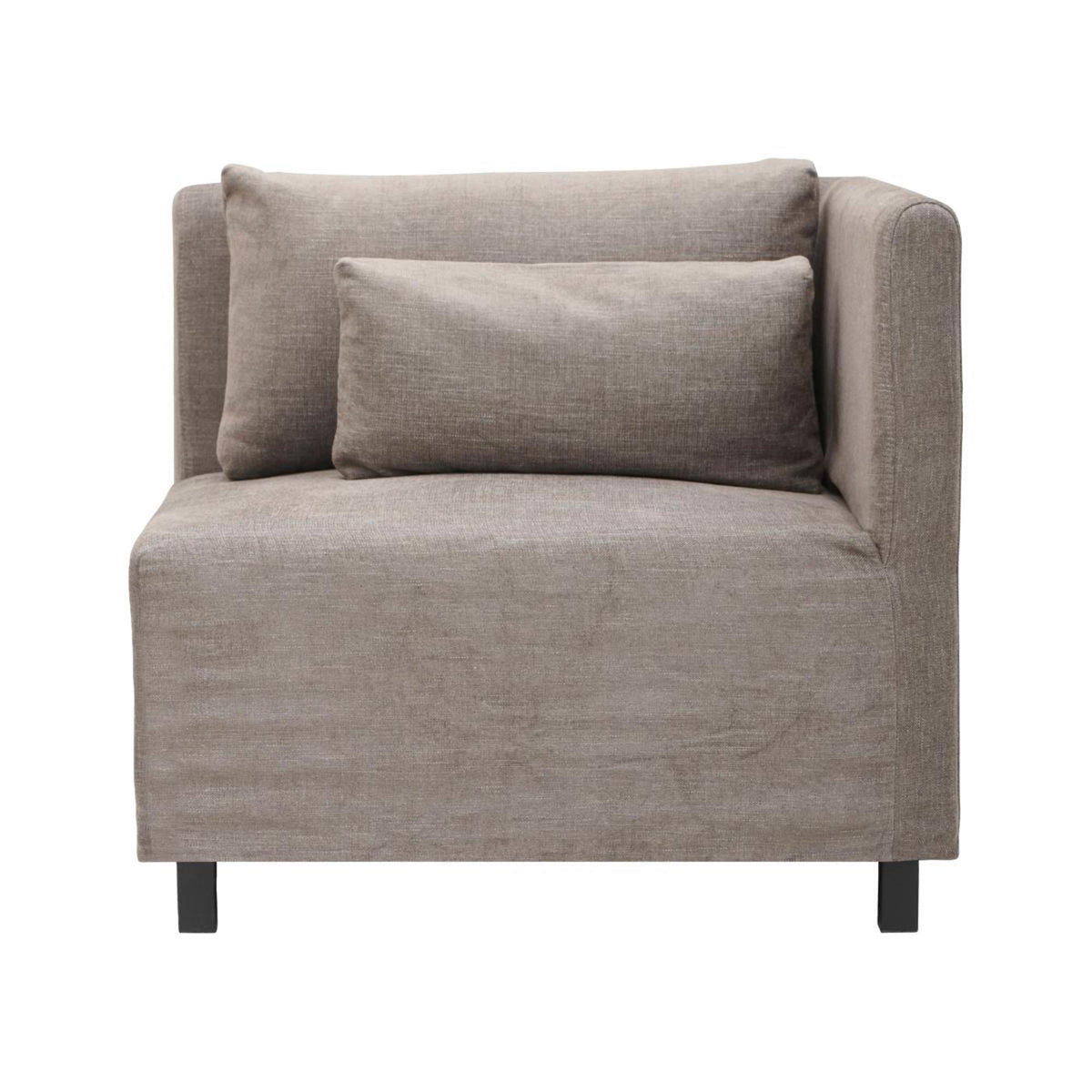 Sofa, Hazel Night, Eckteil in Grau/braun präsentiert im Onlineshop von KAQTU Design AG. Modulares Sofa ist von House Doctor