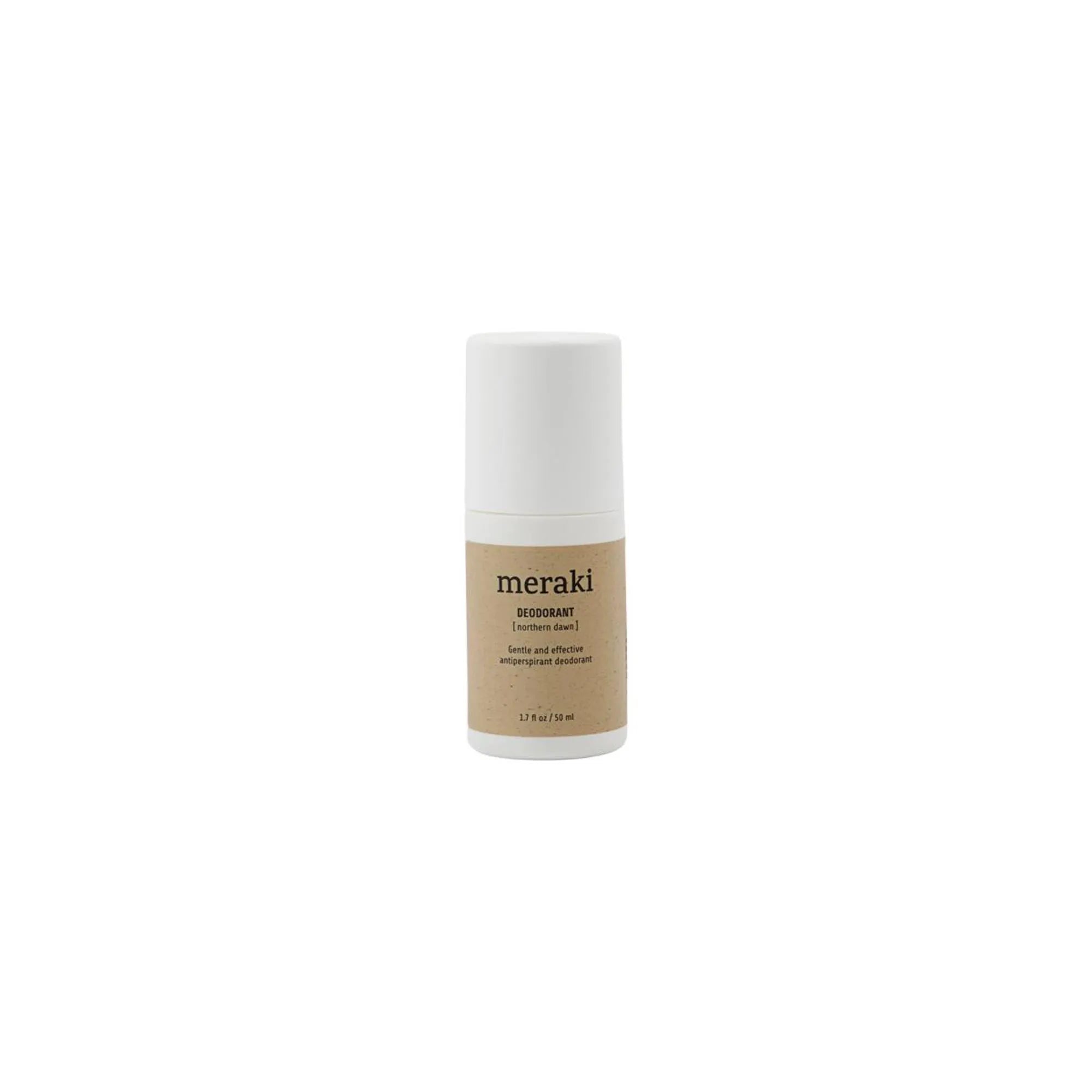 Luxuriöses Deodorant von Meraki: Frische Pflege mit natürlichen Inhaltsstoffen, beruhigend und feuchtigkeitsspendend, langanhaltender Duft.