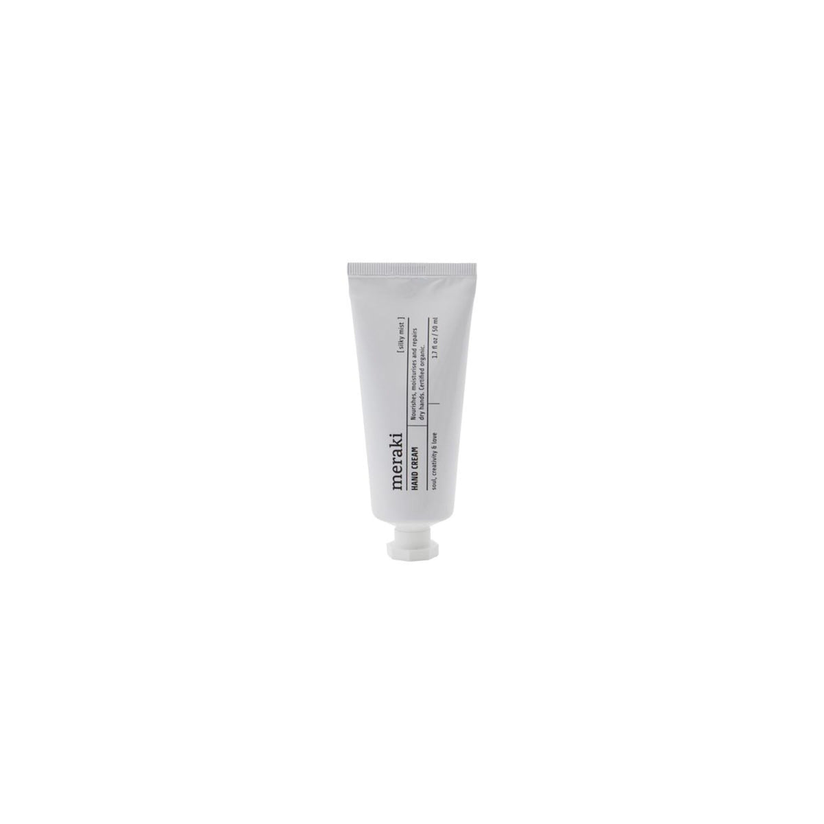 Hand cream, Silky mist in Weiß präsentiert im Onlineshop von KAQTU Design AG. Körperpflege ist von Meraki