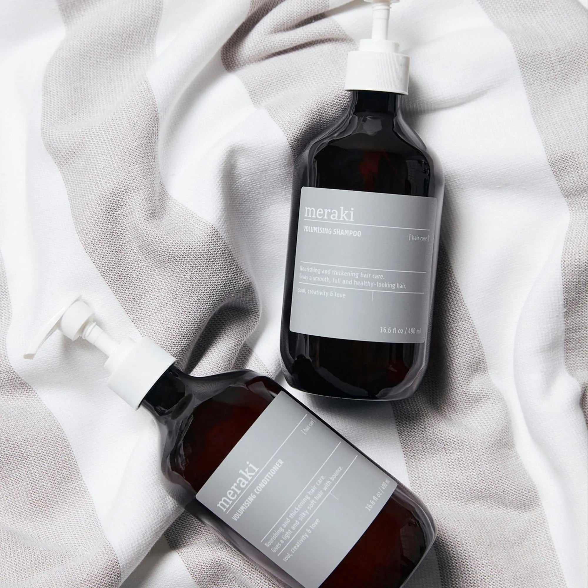 Meraki Volumising Conditioner: Kräftigt feines Haar mit natürlichem Glanz.
