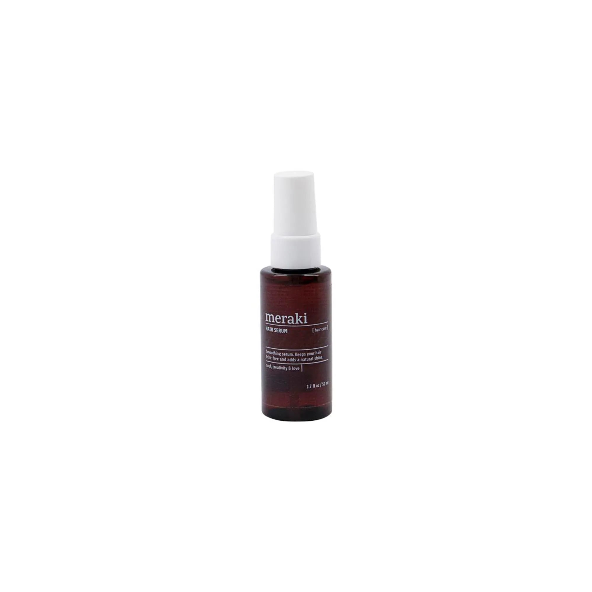 Meraki Hair Serum: Für gesundes, glänzendes Haar. Mit Bio-Argan-, Kokos- und Jojobaöl. Leichte Textur, luxuriöser Duft.