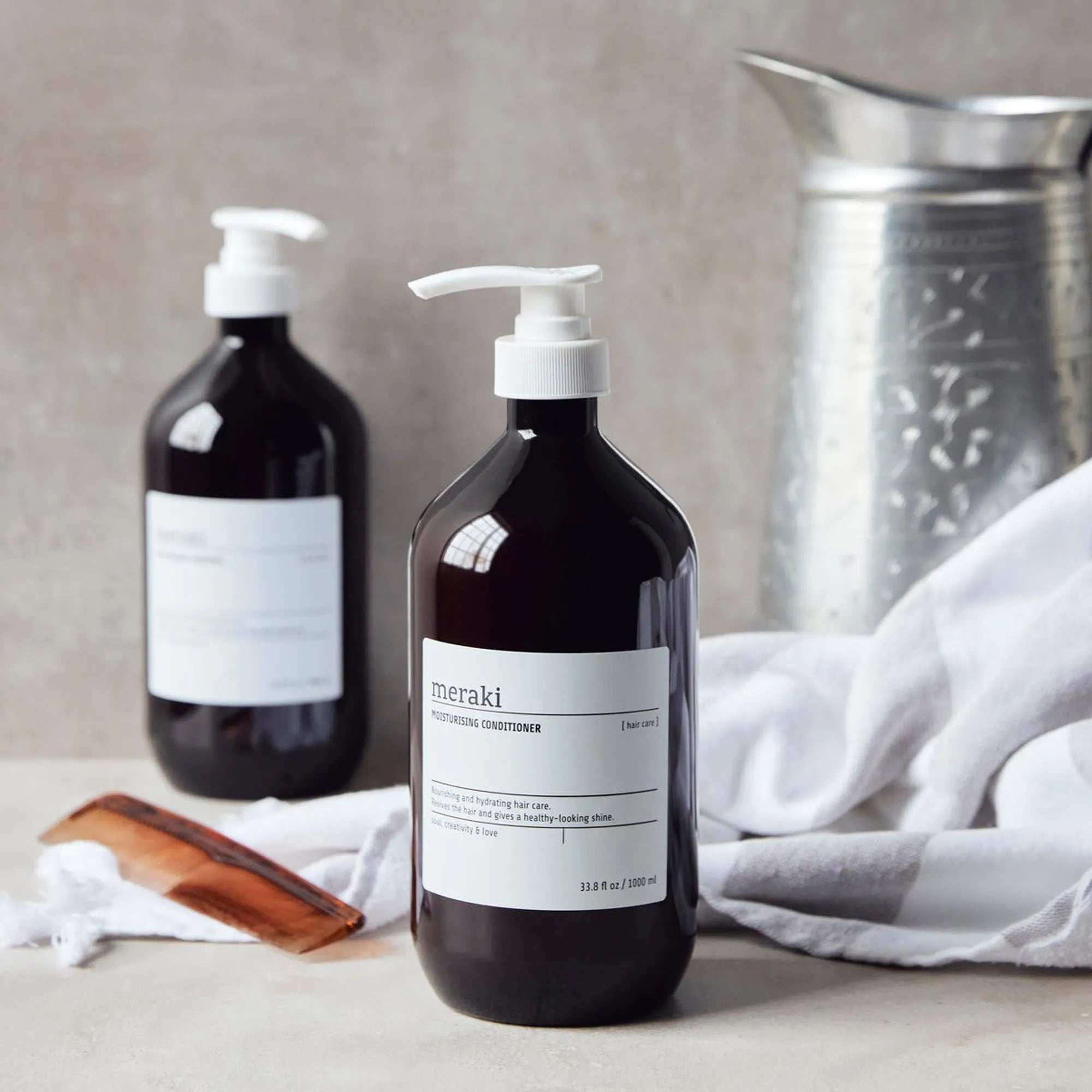 Meraki Conditioner: Feuchtigkeitsspendend für gesundes, weiches Haar.