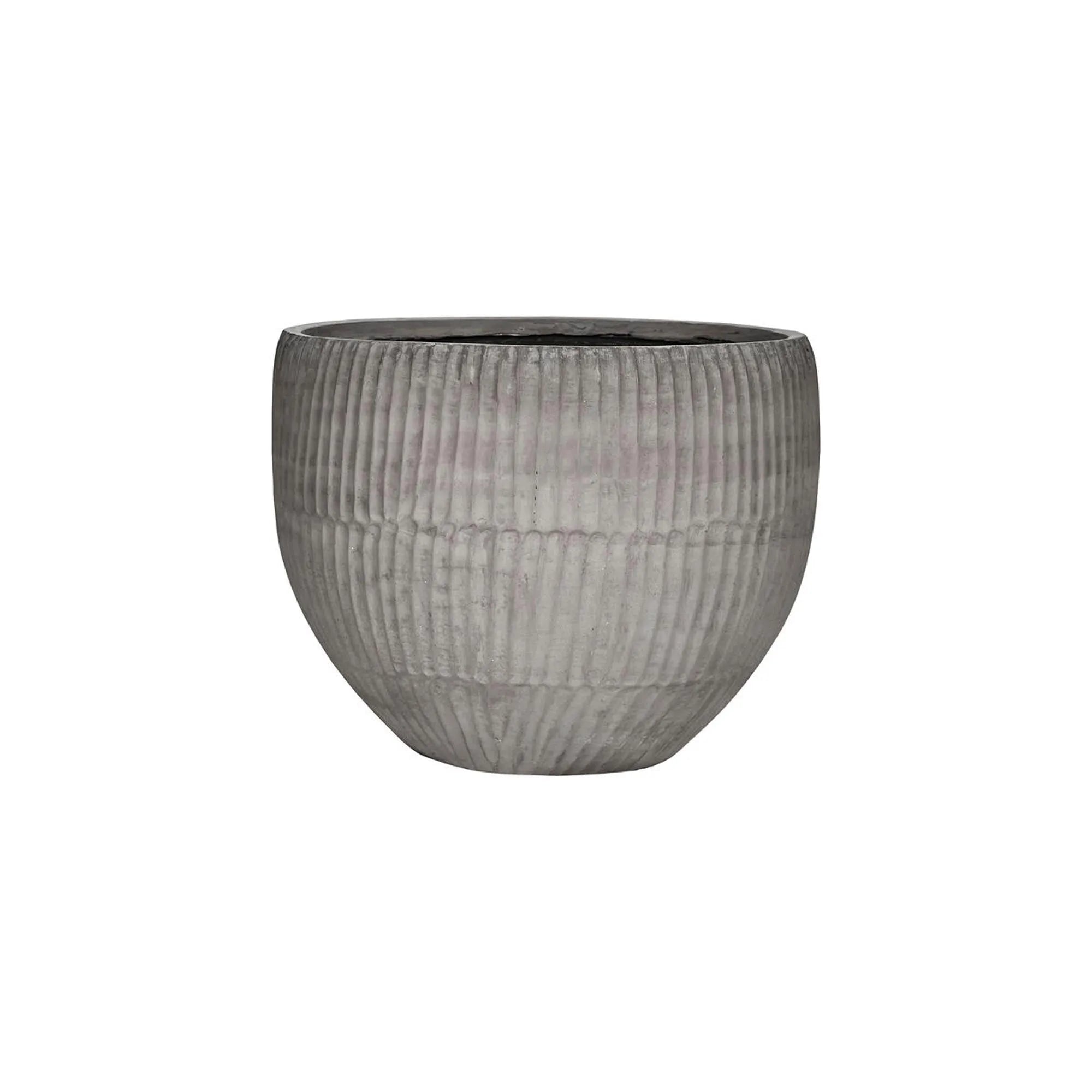 Eleganter Blumentopf HDBrave in Grau von House Doctor, skandinavisch.