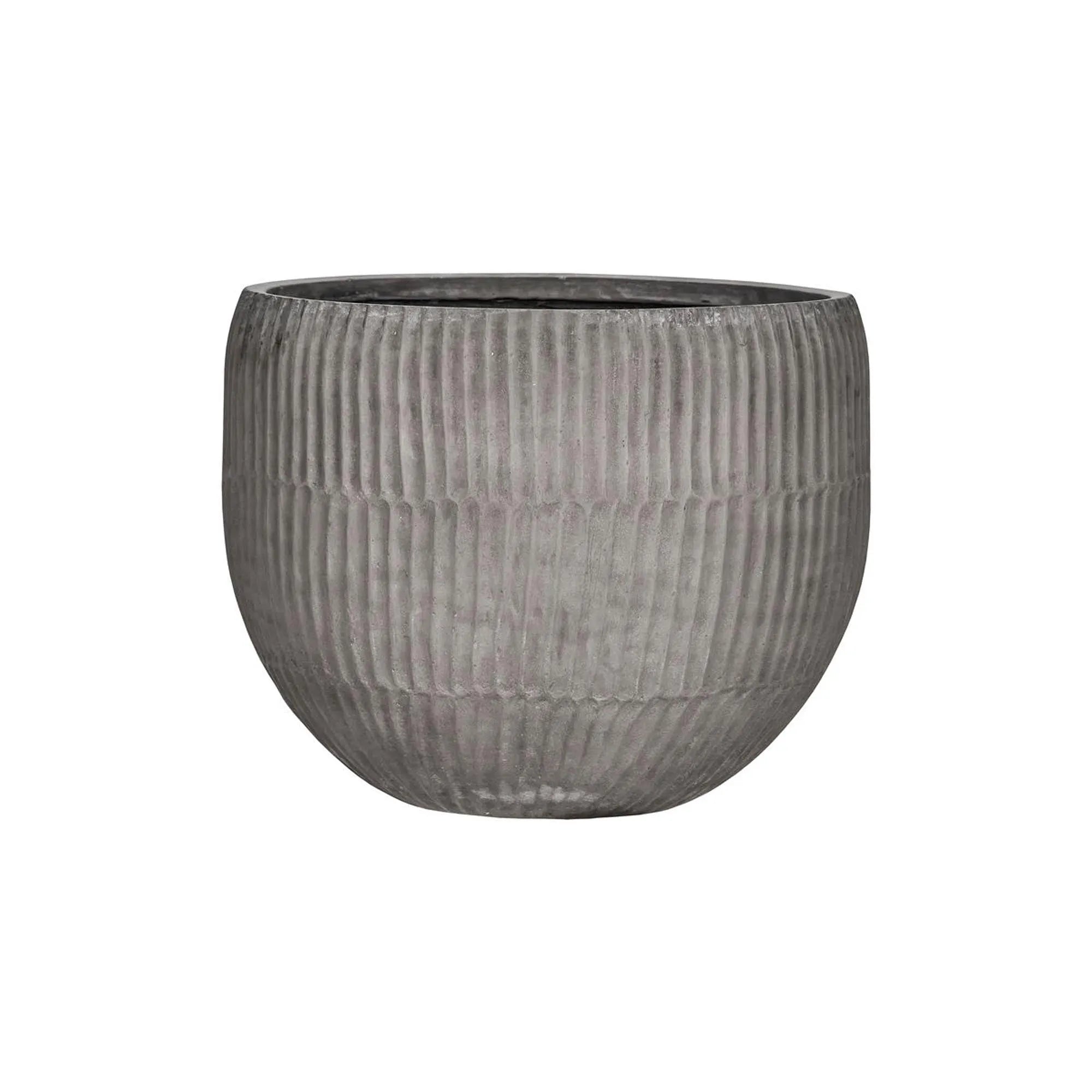 Moderner Blumentopf HDBrave in Grau von House Doctor, zeitloses Design.