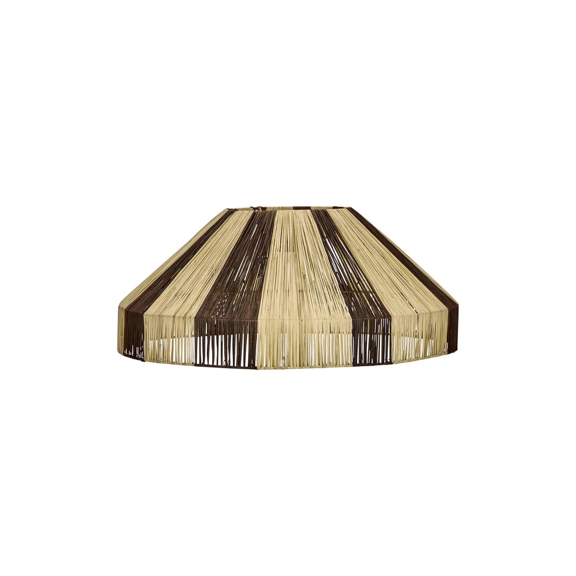 Stilvoller Lampenschirm HDRafi aus Raffia in Natur/Braun von House Doctor.