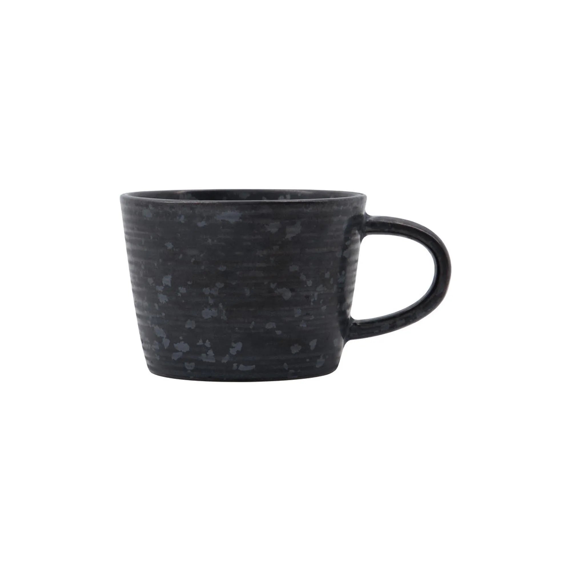HDPion Kaffeetasse mit Untertasse, House Doctor, edel in Schwarz/Braun.