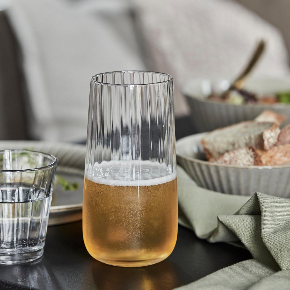 Bierglas, HDRill, Klar in Klar präsentiert im Onlineshop von KAQTU Design AG. Biergläser ist von House Doctor