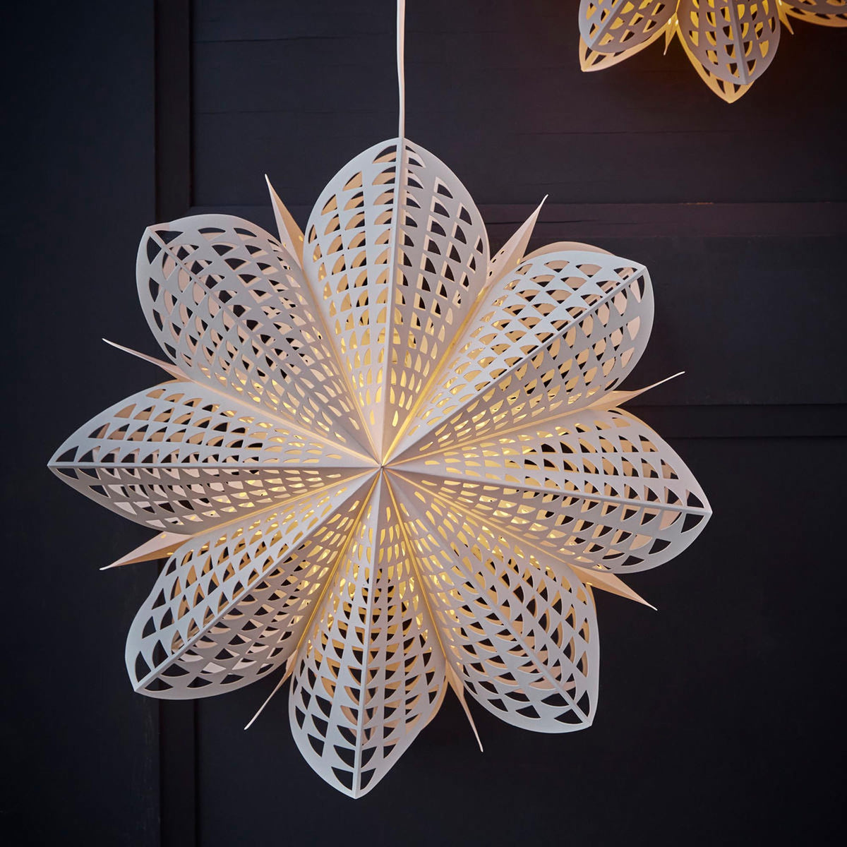 Stern, HDGint, Weiss in Weiß präsentiert im Onlineshop von KAQTU Design AG. Ornament ist von House Doctor