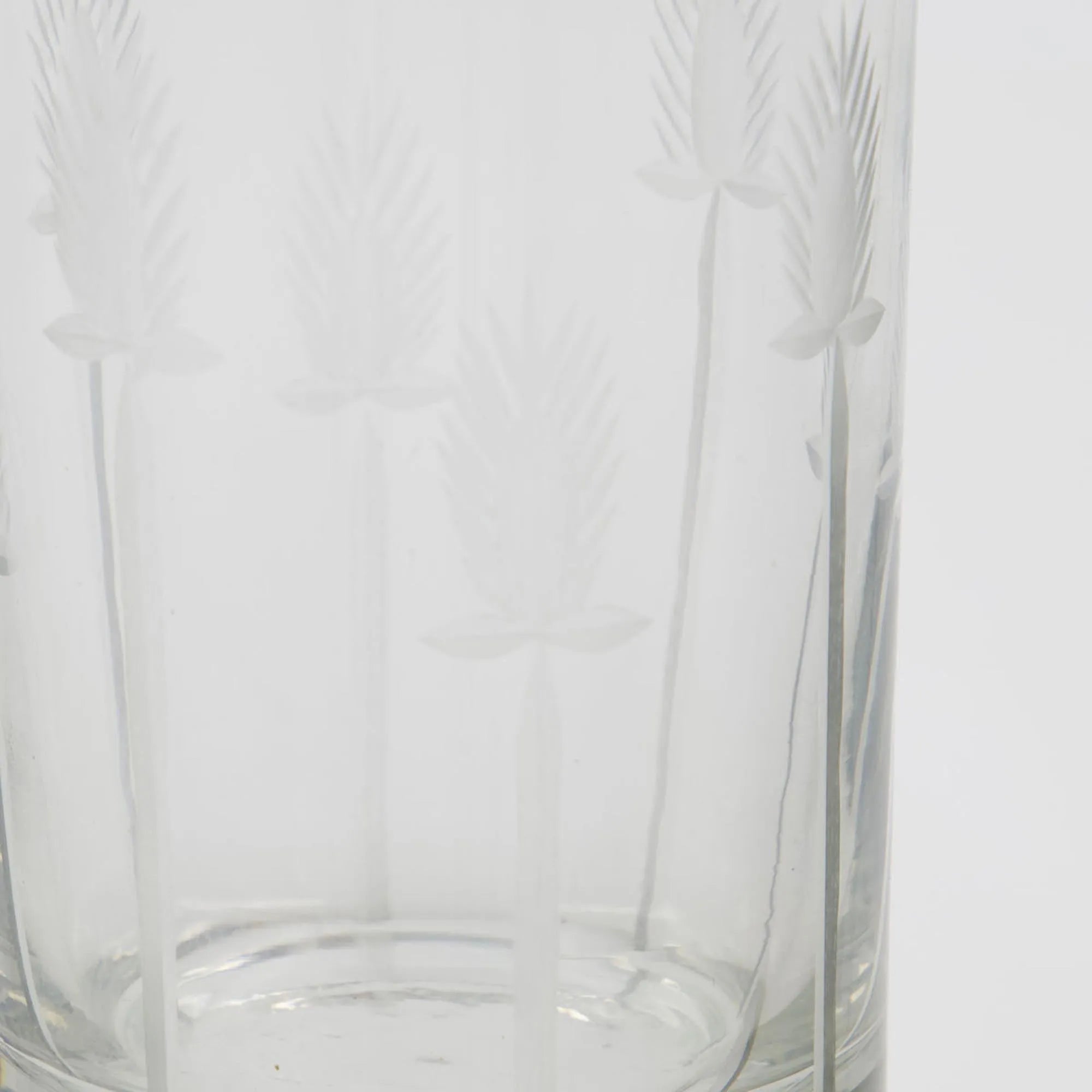 Stilvolles Longdrinkglas HDVintage von House Doctor, kristallklar.