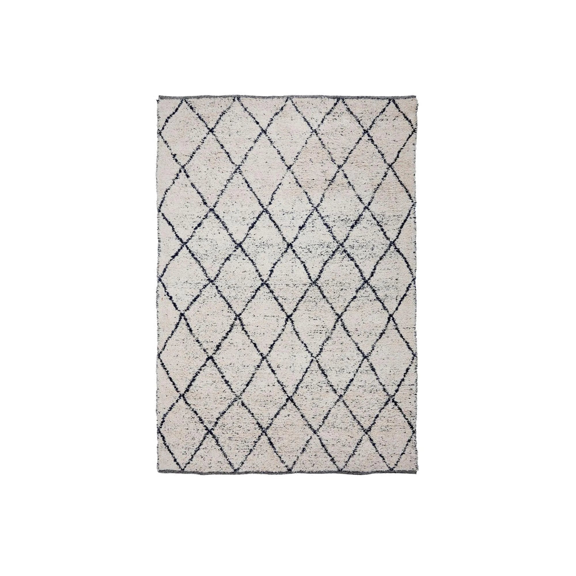 Eleganter HDCruz Teppich von House Doctor in Creme-Grau Tönen.