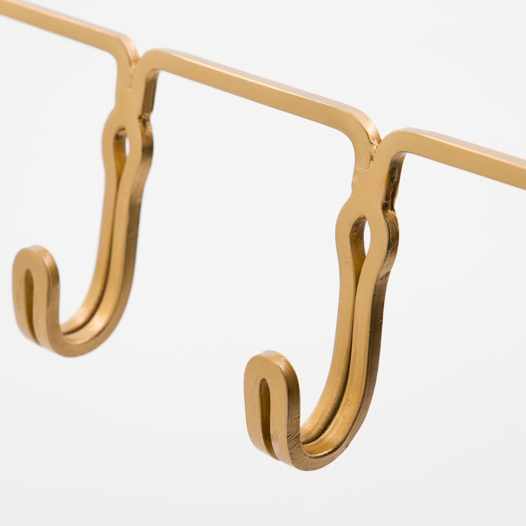 Hakenleiste HDYra: Edles Messing-Design von House Doctor.