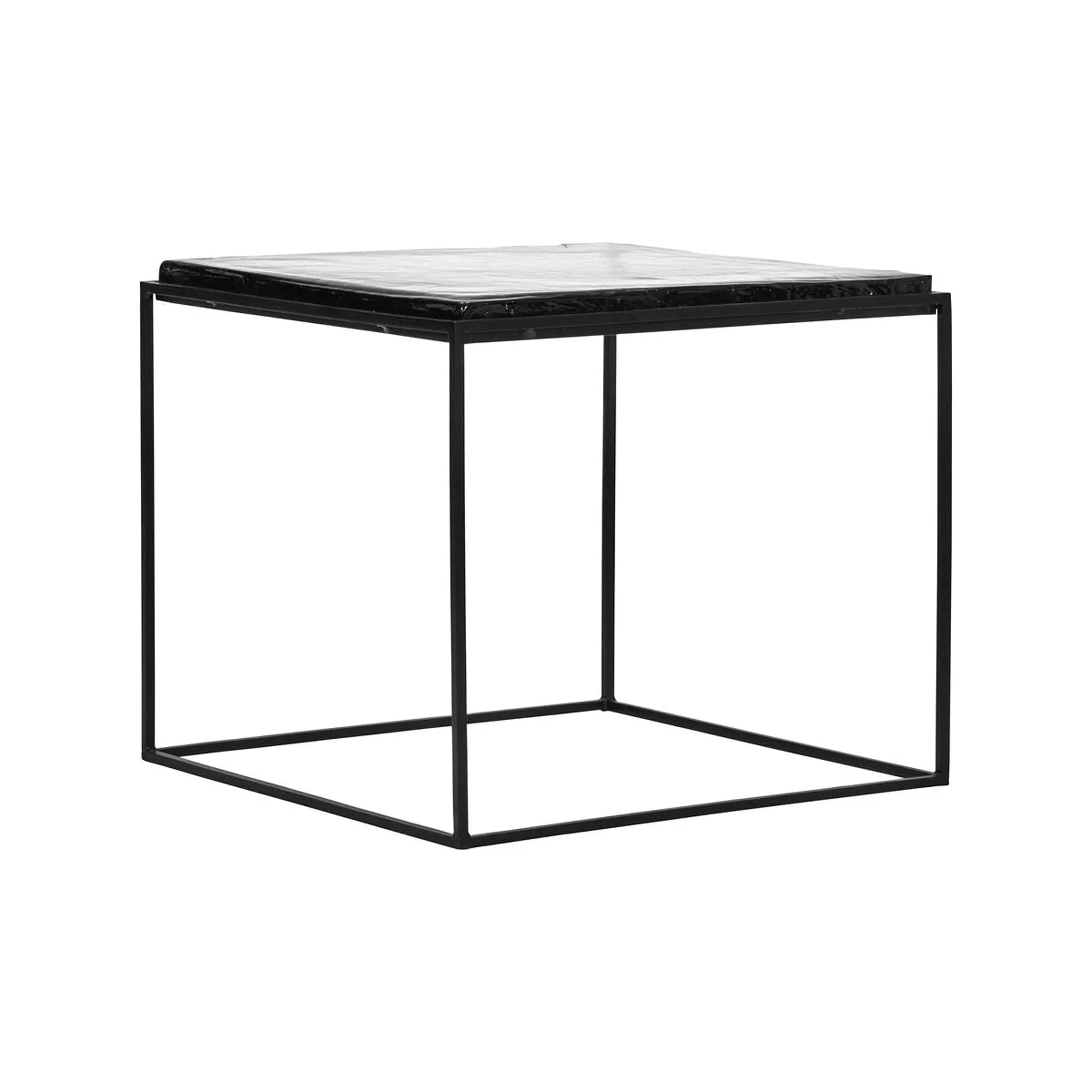 Eleganter HDStak Beistelltisch von House Doctor, klare Glasoptik.