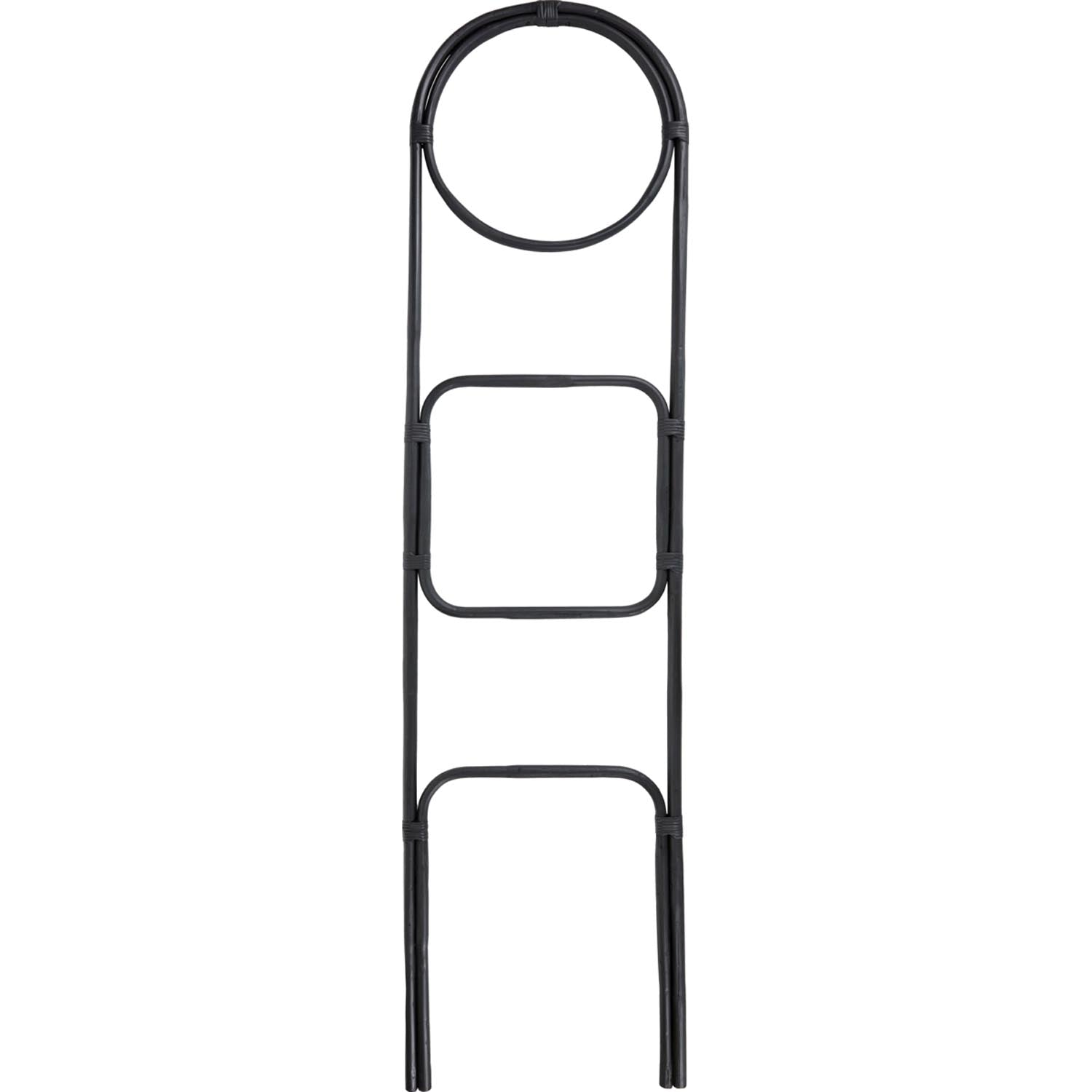 Die schwarze Deko-Leiter HDLadder von House Doctor aus Zuckerrohr ist stilvoll, funktional und umweltfreundlich.