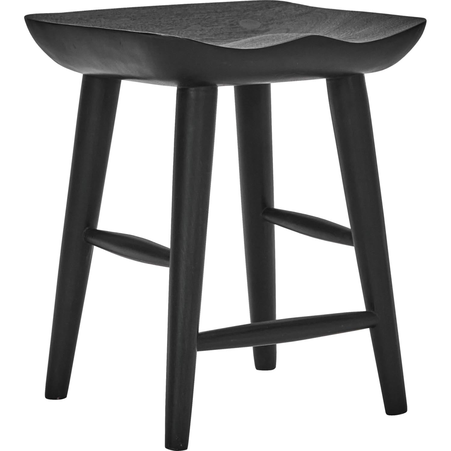 Hocker, HDBar, Schwarz in Schwarz präsentiert im Onlineshop von KAQTU Design AG. Barhocker ist von House Doctor