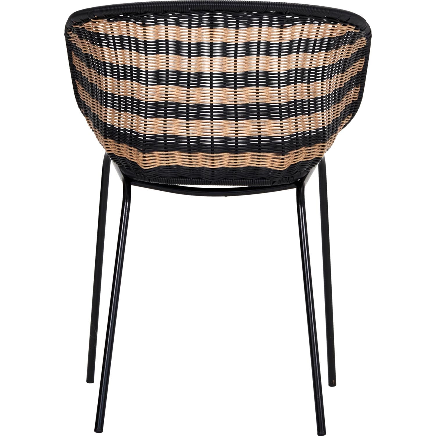 Eleganter Sessel HDHapur von House Doctor, gefertigt aus natürlichen Materialien in Schwarz, perfekt für modernes Wohnen.